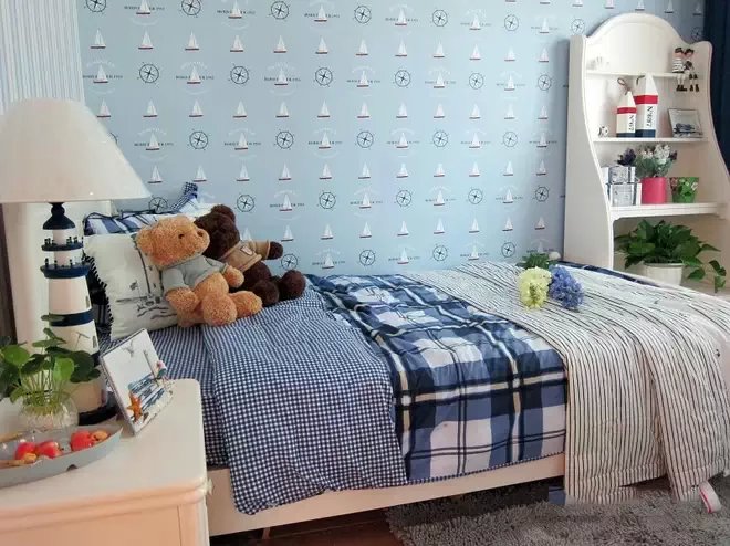 地中海卧室效果图 (8)