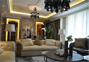 南京客厅装修古典风格