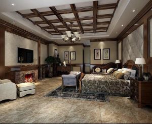 南京客厅装修现代美式风格