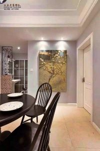 南京两室两厅混搭风格装修进门