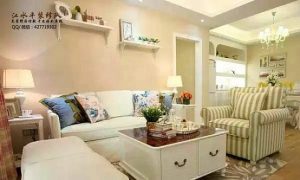 南京田园风格装修客厅