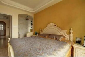 地中海装修风格主卧侧面