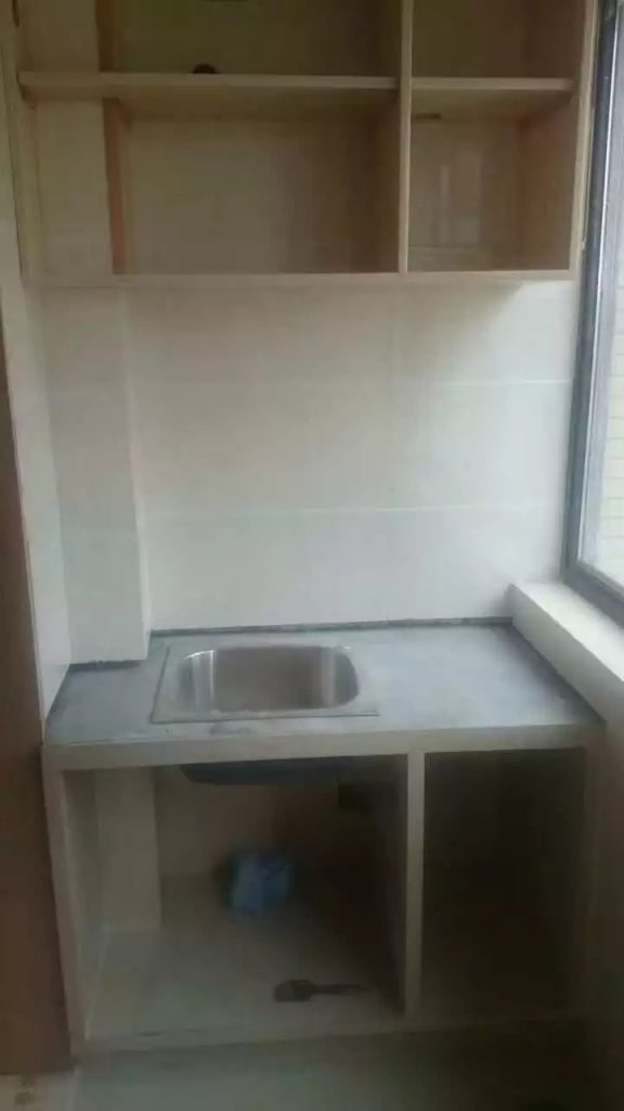 砖砌橱柜现场 (3)