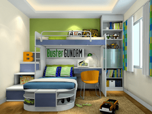 南京儿童房装修卧室