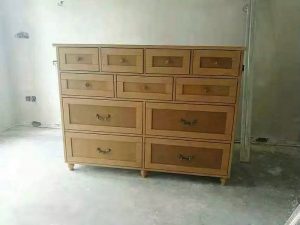 南京装修公司木工打五斗柜