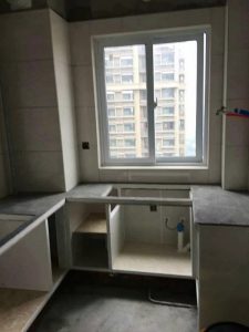 南京装修公司砖砌橱柜