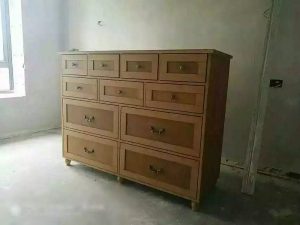 南京装修公司木工手打五斗柜