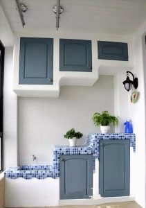 南京装修公司砖砌柜子