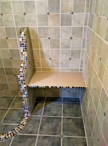 南京卫生间装修砖砌隔断