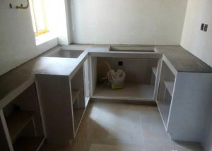 南京装修公司砖砌橱柜