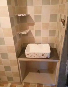 南京装修公司砖砌台盆