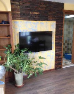 美式乡村电视墙