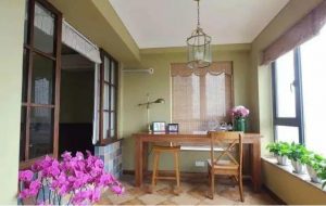 美式混搭阳台工作区