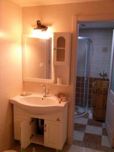 混搭风格洗手台卫生间