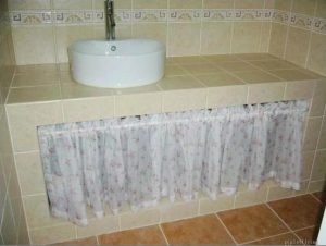 混搭风格洗手台柜子