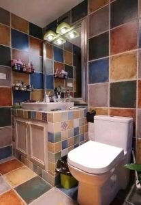 美式混搭洗手间