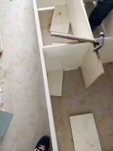 南京装修公司木工施工免漆板做家具