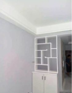 南京装修公司玄关多宝格