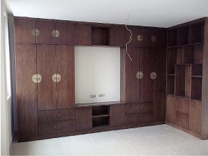 南京装修公司木工制作电视柜