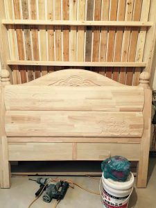 南京装修公司木工制作床头