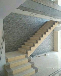 南京装修公司楼梯背景墙