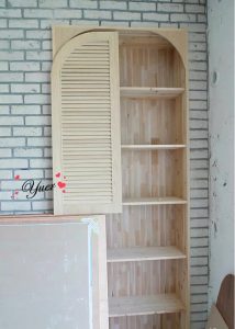 南京装修公司木工百叶门