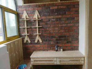 南京装修工地鱼骨搁物架