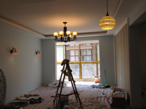 地中海风格客厅全貌