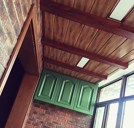 美式工业混搭阳台