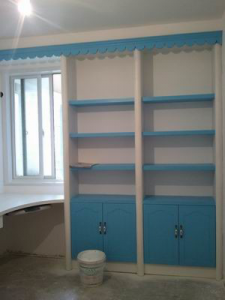 南京装修工地直播书房柜子