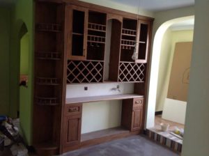 南京装修工地直播柜子上色