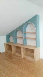 南京装修工地直播蓝色柜子