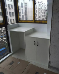 南京装修洗衣机柜门