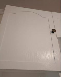 南京装修中的柜门