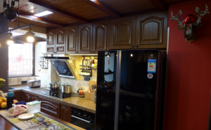 南京装修厨房砖砌橱柜