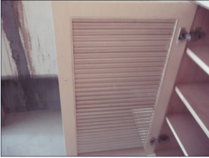 南京装修工地在线直播鞋柜百叶门