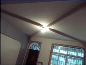 南京装修工地在线直播交叉吊顶