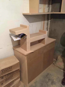 南京装修工地在线直播小狗造型隔板