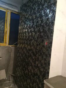 南京装修工地直播背景墙