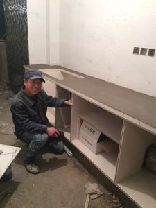 南京装修工地直播橱柜