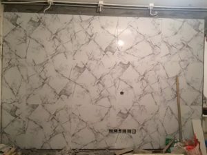 南京装修工地直播瓷砖背景墙