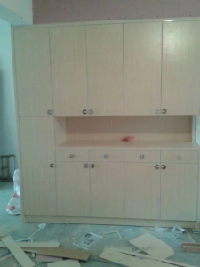 南京装修工地直播白色免漆板