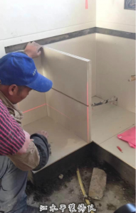 南京装修工地直播砖砌橱柜