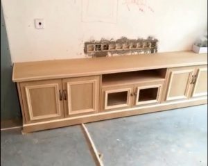 南京装修126平三室两厅电视柜