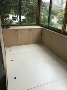 南京装修工地直播阳台榻榻米