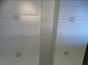 南京装修木工毕业照柜子