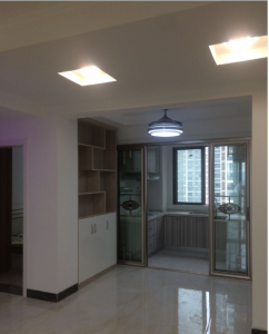 简约风格大厅看厨房