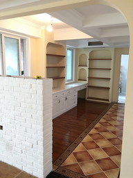 美式混搭从客厅看书房