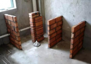 南京工地直播砖砌橱柜施工