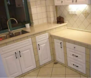 南京工地直播砖砌橱柜成品